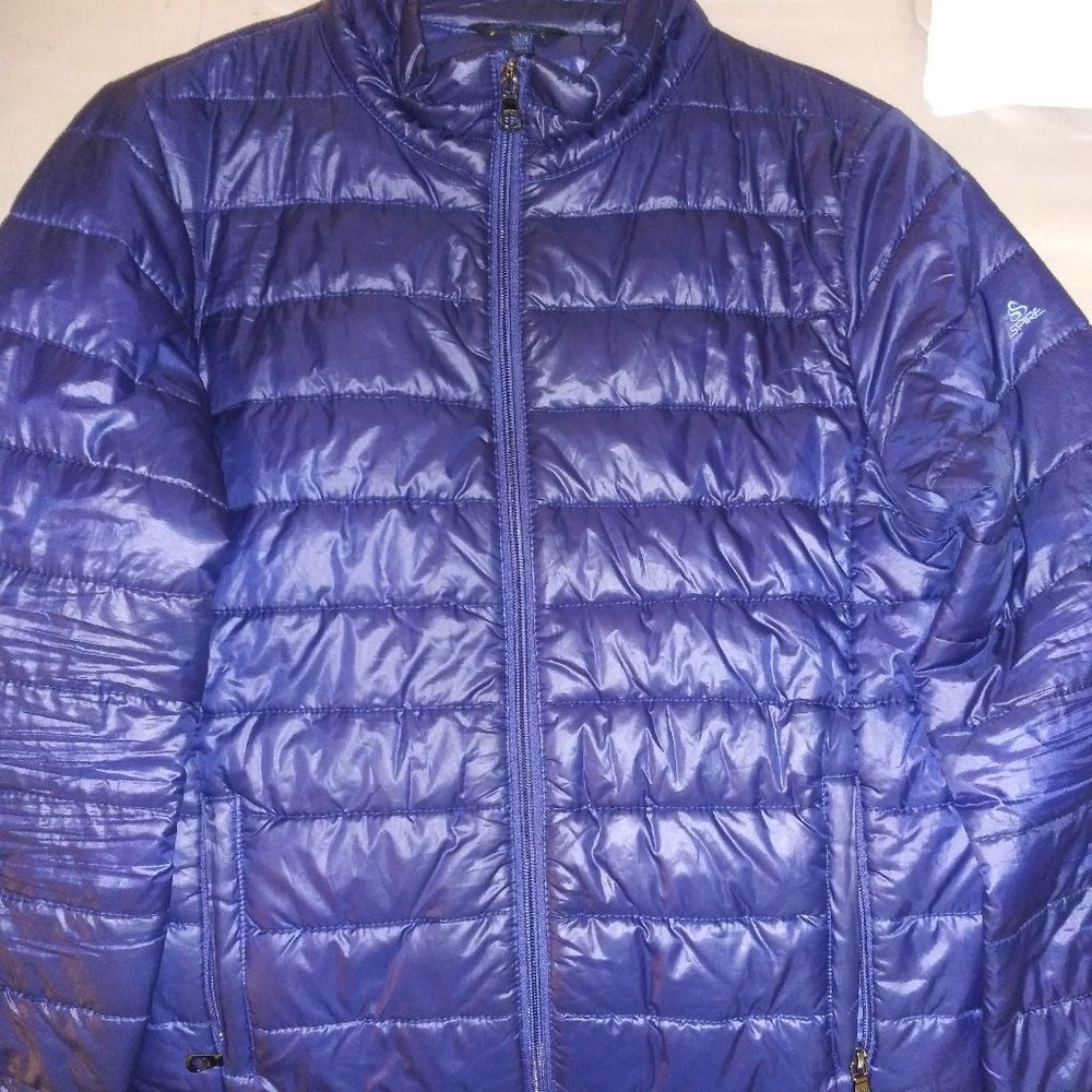 Men's Blue Quitted Jacket